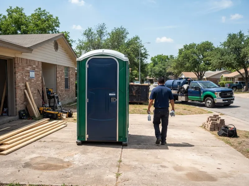 Construction Site Portable Toilets in San Antonio, TX