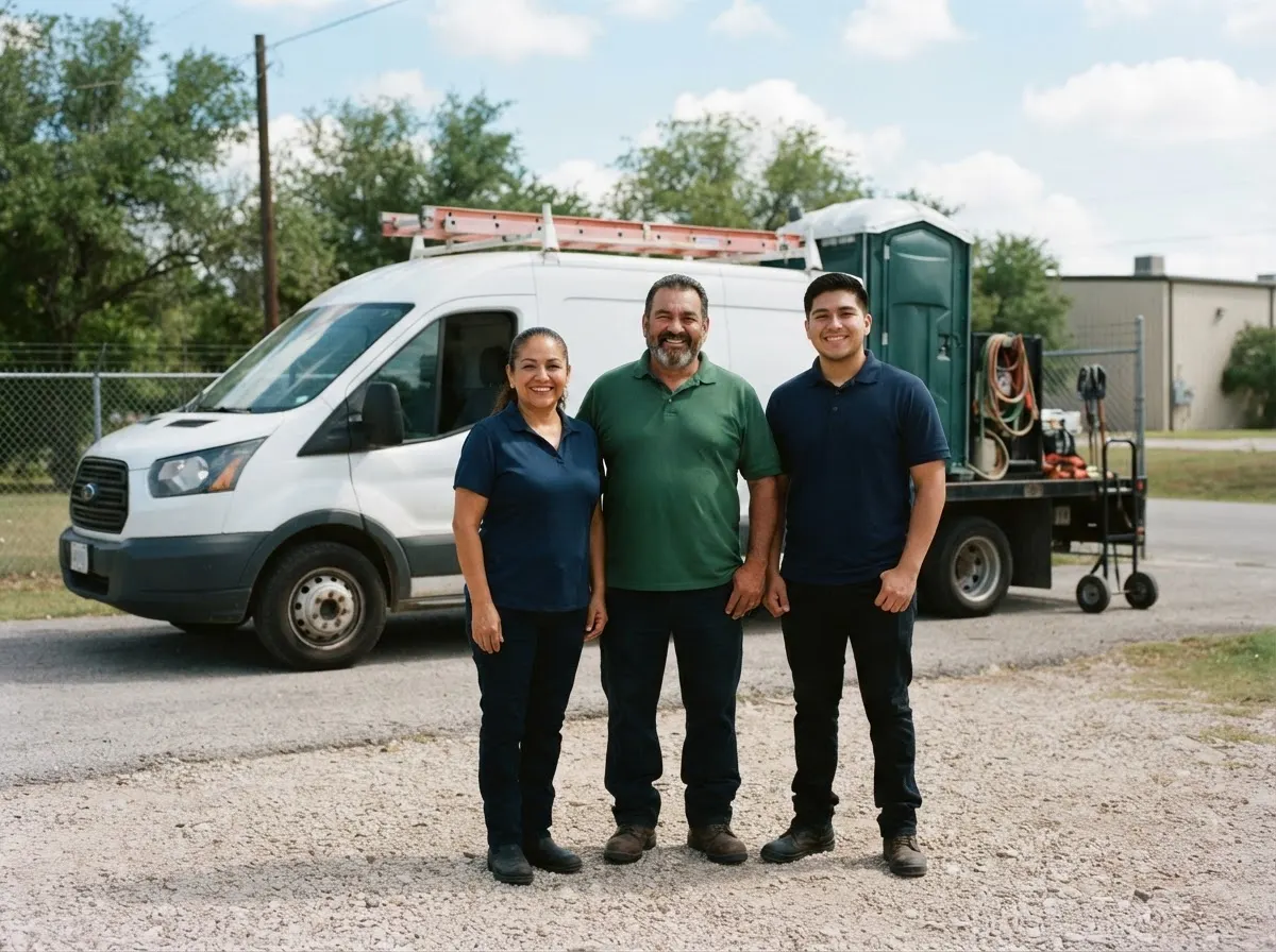 The ClearCove Portable Toilets team — portable toilet rentals in San Antonio, TX